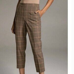 Babaton Atelier Conan Pant Plaid Trousers in Modern Check Brown Size 4